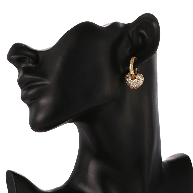 2017 Z Crystalline Jewelry of the Fashion Emmaya Square Earrings with Stones of Zircon Fashion Cheap Red Earrings Earrings