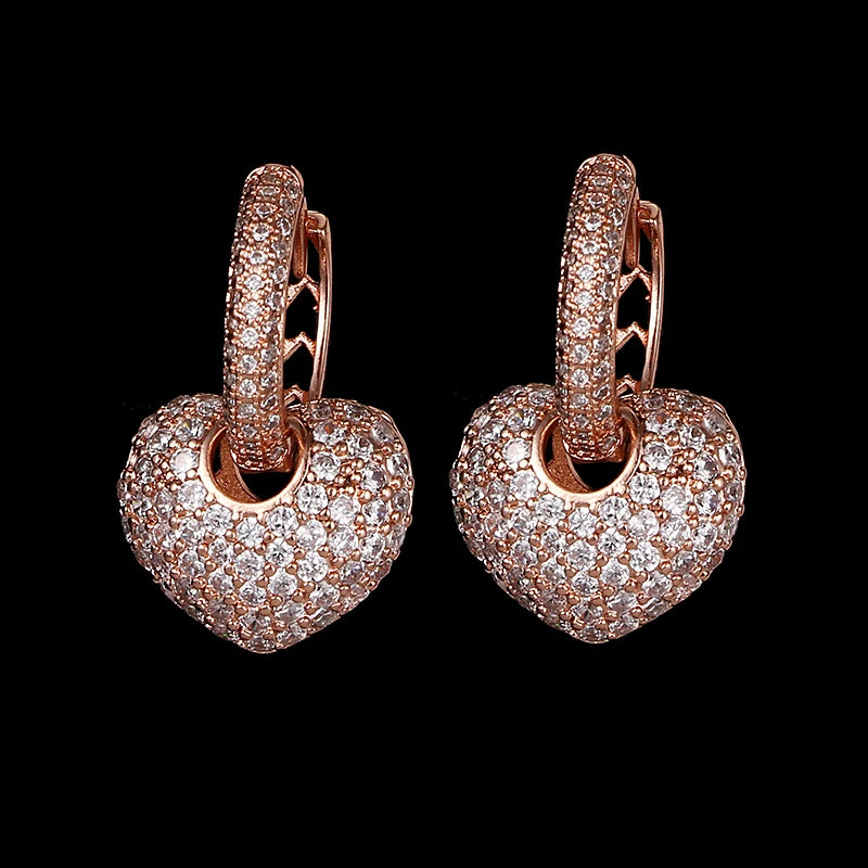 2017 Z Crystalline Jewelry of the Fashion Emmaya Square Earrings with Stones of Zircon Fashion Cheap Red Earrings Earrings
