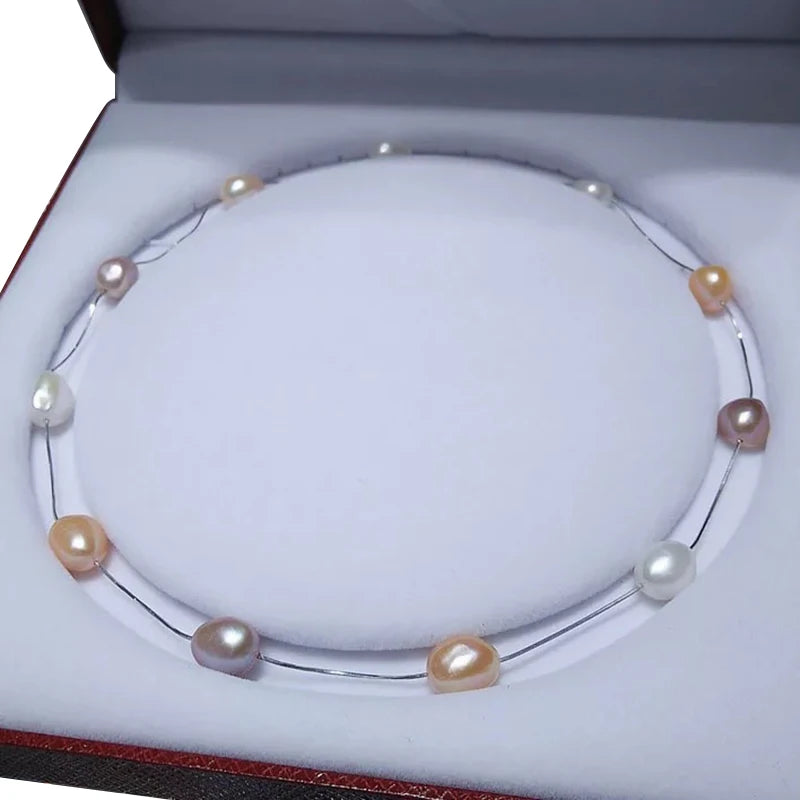 YUEMOON Tiki White Color 190414 4433 High Luster 45 18 Inch Women Necklace null Clearance