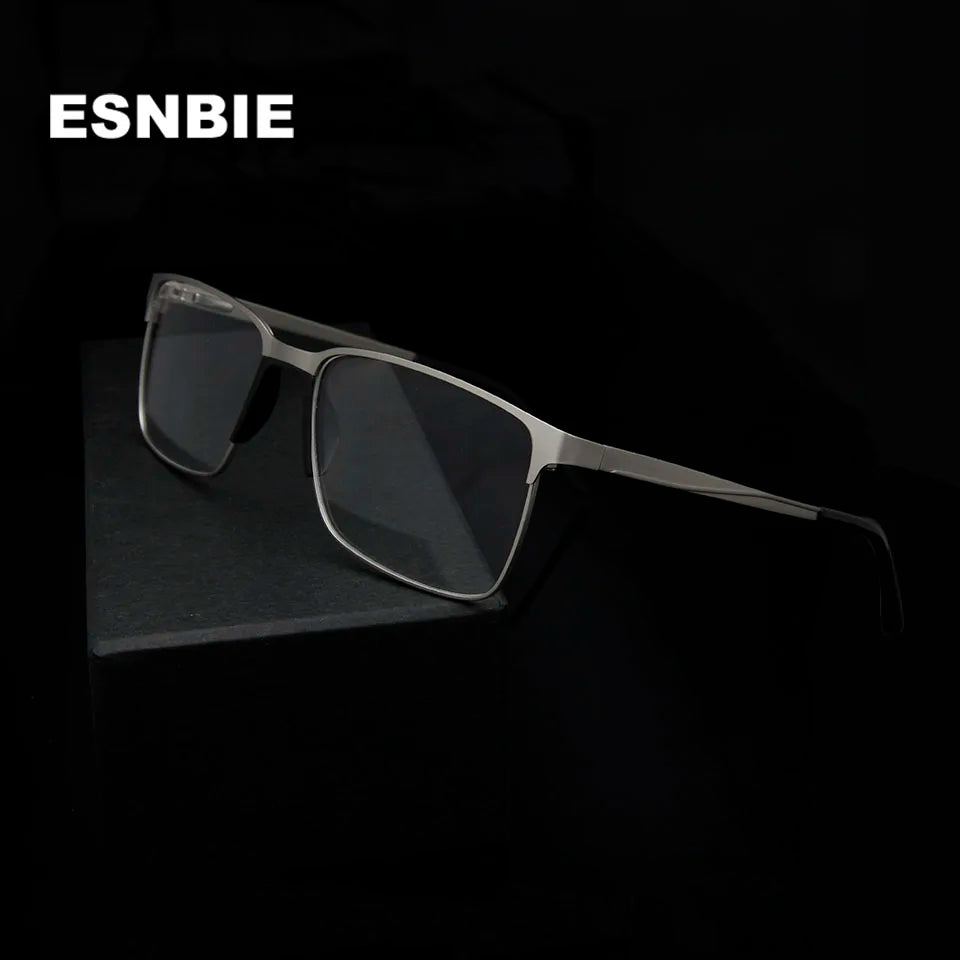 Titanium Alloy Optical Glasses Ultralight Clear Lens Glasses Men Square Myopia Glasses Women Diopter Prescription Glasses Frame