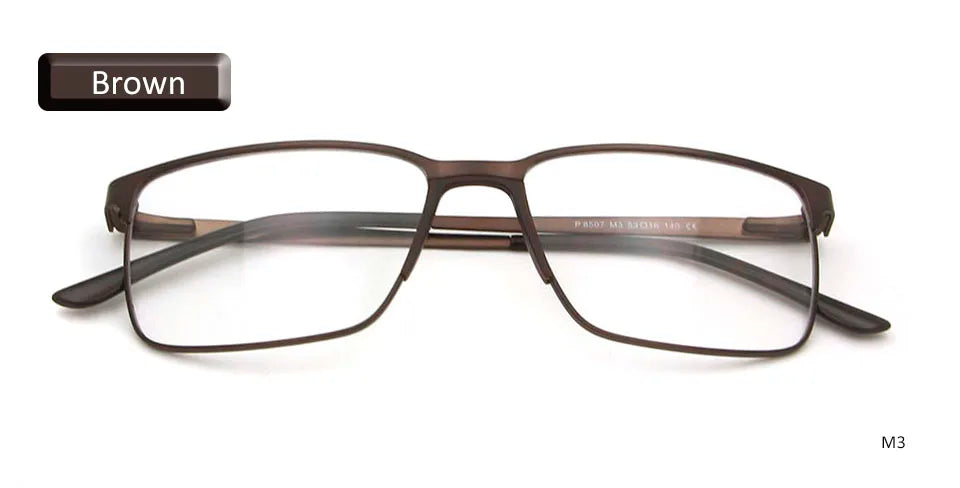 Titanium Alloy Optical Glasses Ultralight Clear Lens Glasses Men Square Myopia Glasses Women Diopter Prescription Glasses Frame