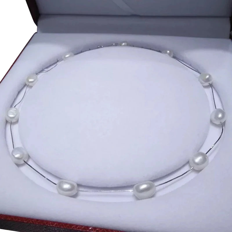 YUEMOON Tiki White Color 190414 4433 High Luster 45 18 Inch Women Necklace null Clearance