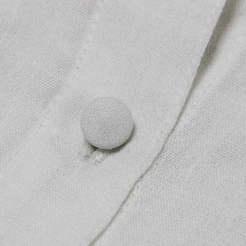 Women's Blouse 2018 Yuzi.may Boho New Cotton Linen Blusas Turn-down Collar Long Sleeve Asymmetrical Hem Women Shirt B9255