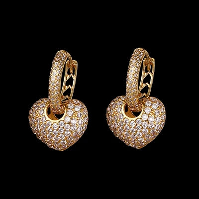2017 Z Crystalline Jewelry of the Fashion Emmaya Square Earrings with Stones of Zircon Fashion Cheap Red Earrings Earrings