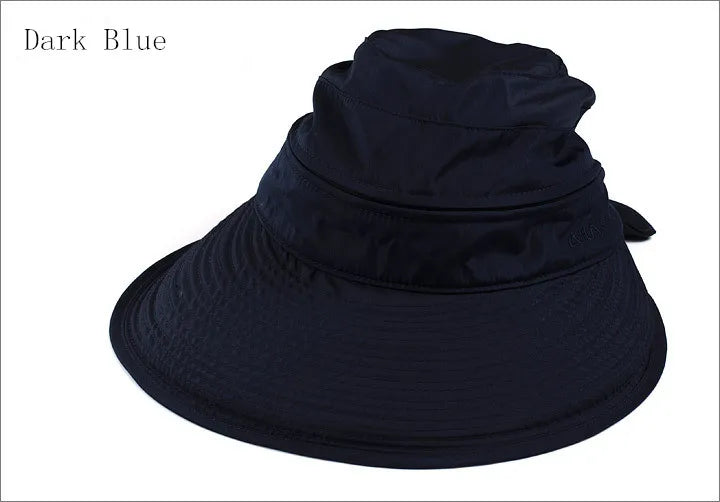 2019 New Summer Fashion Korean Style Bowknot Big Visor Cap Color Matching Beach Sun Hat for Women Chapeau Femme Ete