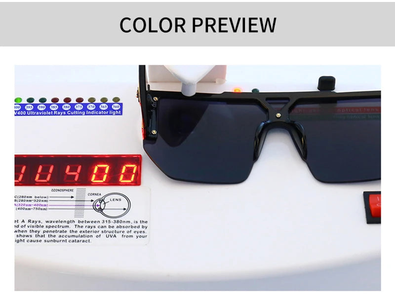 WackSaria Classic Luxury Men Sunglasses Glamour Fashion Half Frame Sun Glasses For Women Retro Vintage Square Designer Shades