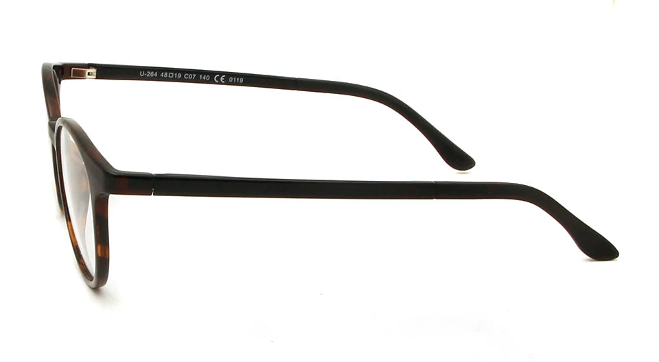 4 clips Brand Magnet Polarized Clip On Sunglasses Round Women Ultem Computer Glasses Men Anti  Blue Light Glasses Prescription