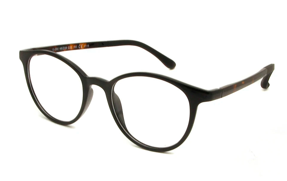 4 clips Brand Magnet Polarized Clip On Sunglasses Round Women Ultem Computer Glasses Men Anti  Blue Light Glasses Prescription