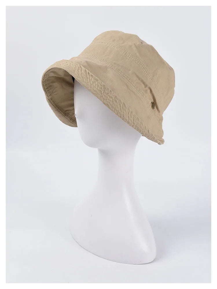 USPOP 2022 Women Spring  Bucket Hats Caual Cotton Summer Panama Hats Collapsible Sun Hats