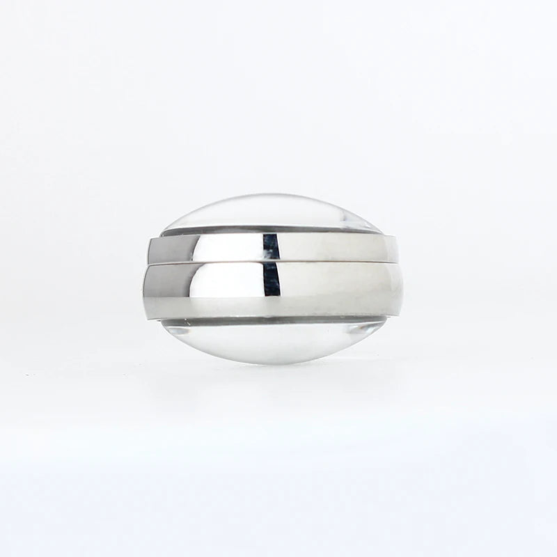 1pc 17mm 23mm 28mm 30mm Stainless Steel Floating Locket Double Curved Glass Memory Locket For Bracelet Jewelry Making Medallion