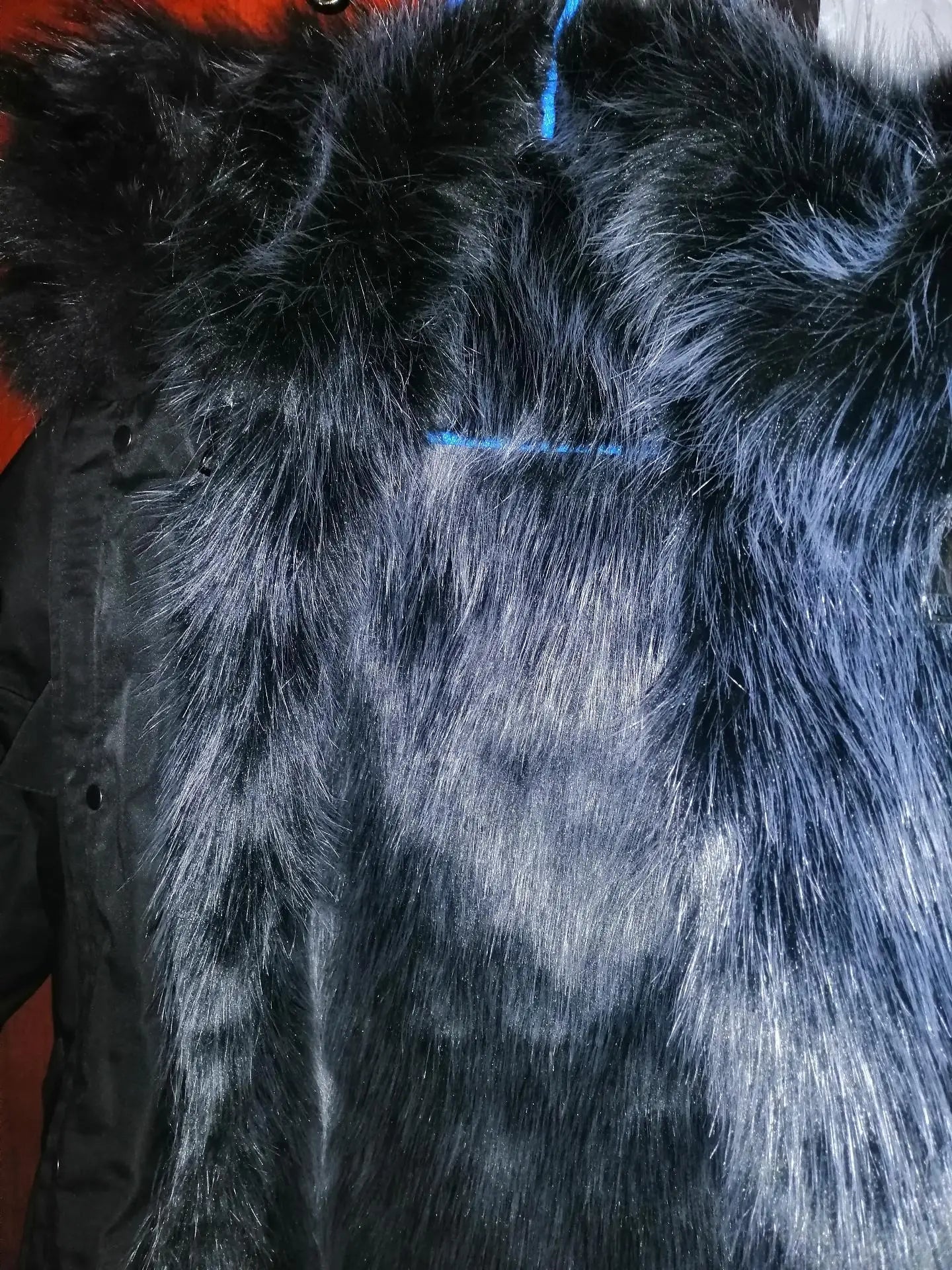 HANZANGL Women Fur Coat 2022 Winter New Real Raccoon Fox Fur Detachable Liner Long Parkas Women Clothing 12 Color  S-4XL