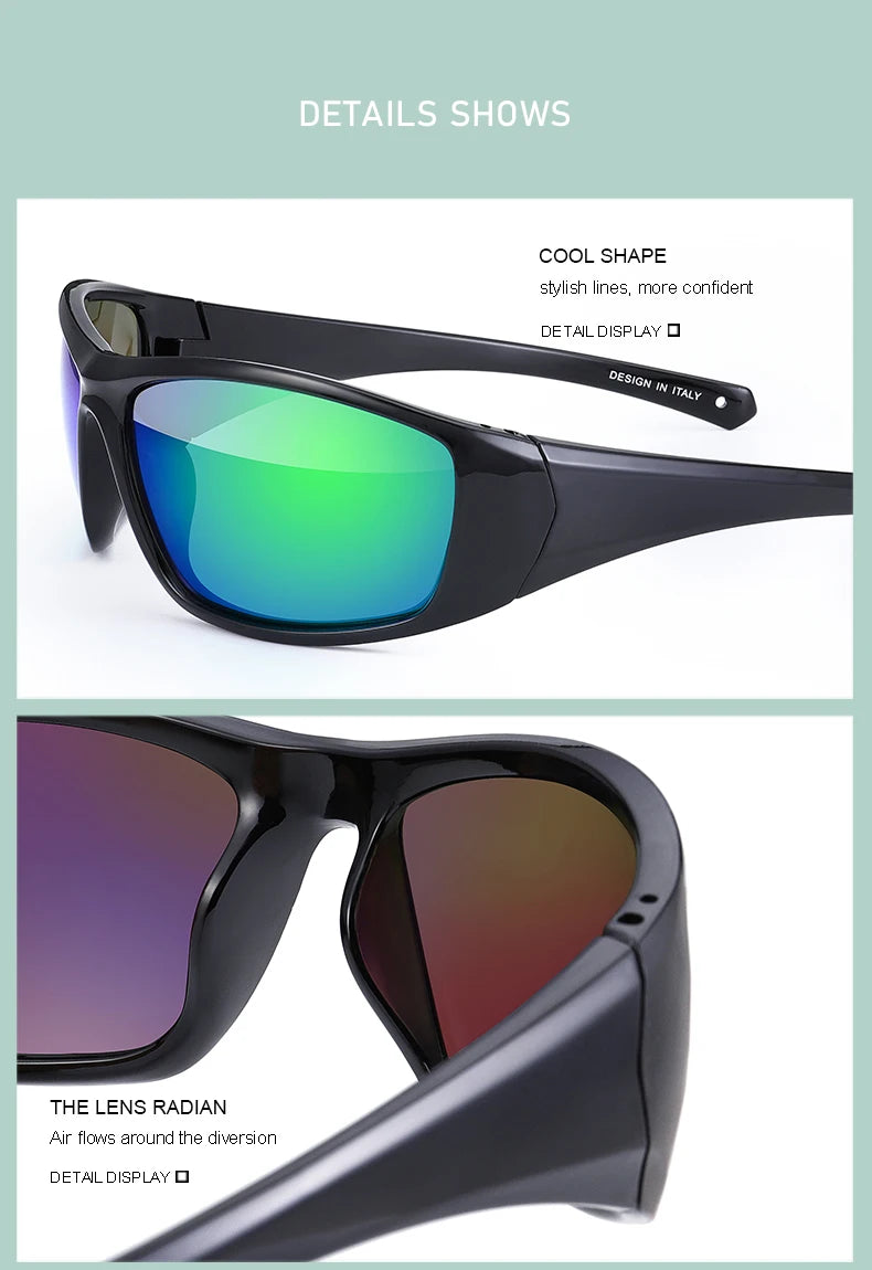 MERRYS DESIGN Men Polarized Outdoor Sports Sunglasses Male Goggles Glasses For Driving UV400 S9029