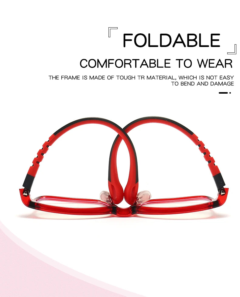 2021 Fashionable Glasses Kids Blue Light Anti Glare Filter Children Eyeglasses Girl Boy Optical Frame Blocking Clear Lenses