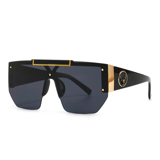 WackSaria Classic Luxury Men Sunglasses Glamour Fashion Half Frame Sun Glasses For Women Retro Vintage Square Designer Shades