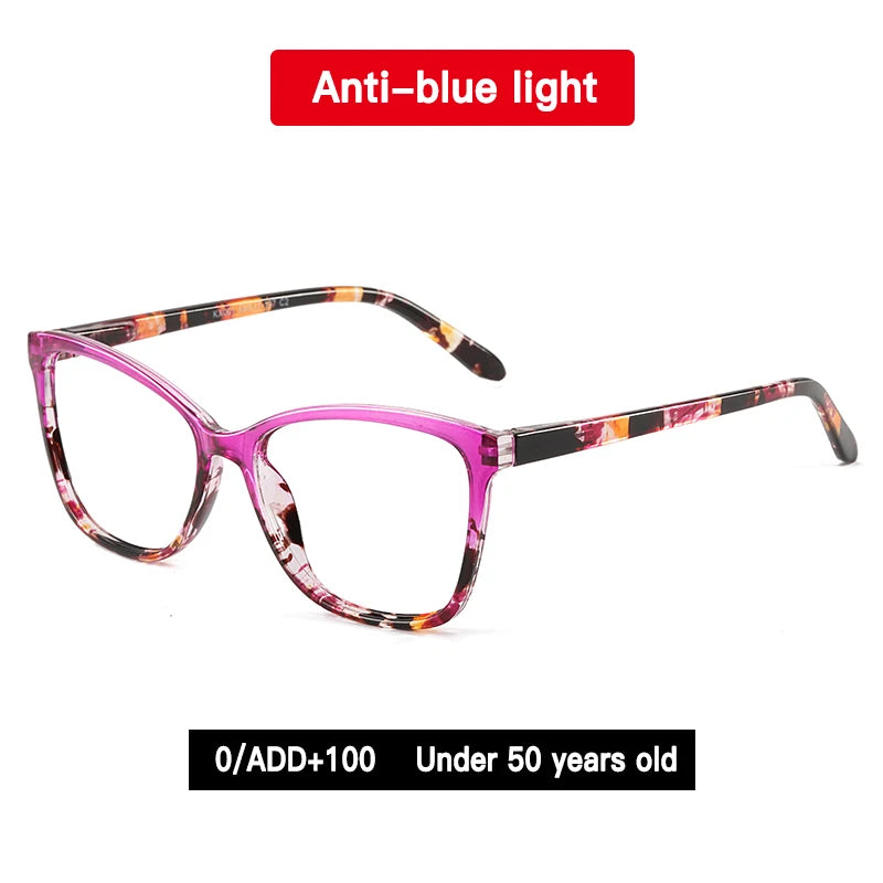 Progressive glasses hyperopia men women Prescription reading glasses anti blue ray add multifocus Presbyopia Eyewear +1 +2 +3