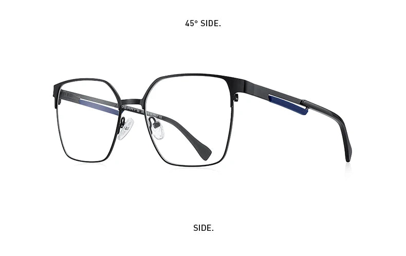 MERRYS DESIGN Luxury Glasses Frame For Men Women Fashion Titanium Alloy Square Frames Myopia Prescription Eyeglasses S2154