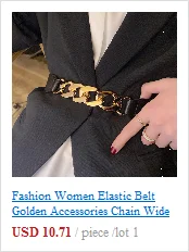 Metal Elasticity Women Belts Luxury Brand Rhinestone Buckle Thin  Adjustable 60-100CM All-Match Dress Fashion Party Waistband