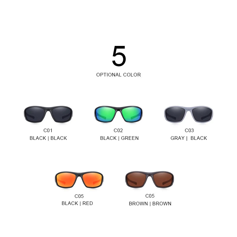 MERRYS DESIGN Men Polarized Outdoor Sports Sunglasses Male Goggles Glasses For Driving UV400 S9029