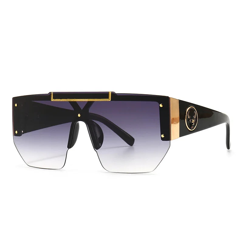 WackSaria Classic Luxury Men Sunglasses Glamour Fashion Half Frame Sun Glasses For Women Retro Vintage Square Designer Shades