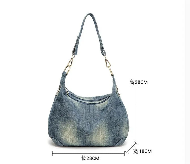 2023 High Quality Women Denim Shoulder Bags Multifunctional Cross Body Bags For Girls Fashion Women Totes Drop Shipping