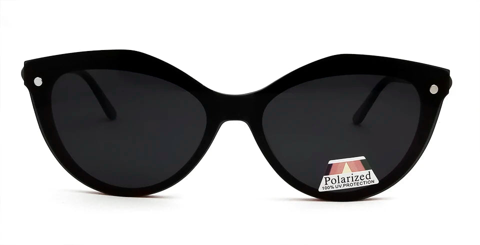 Polaroid Cat Eye Magnet Sunglasses Acetate Women Polarized Clip On Glasses Frame Uv400 Prescription Optical Myopia Eyewear