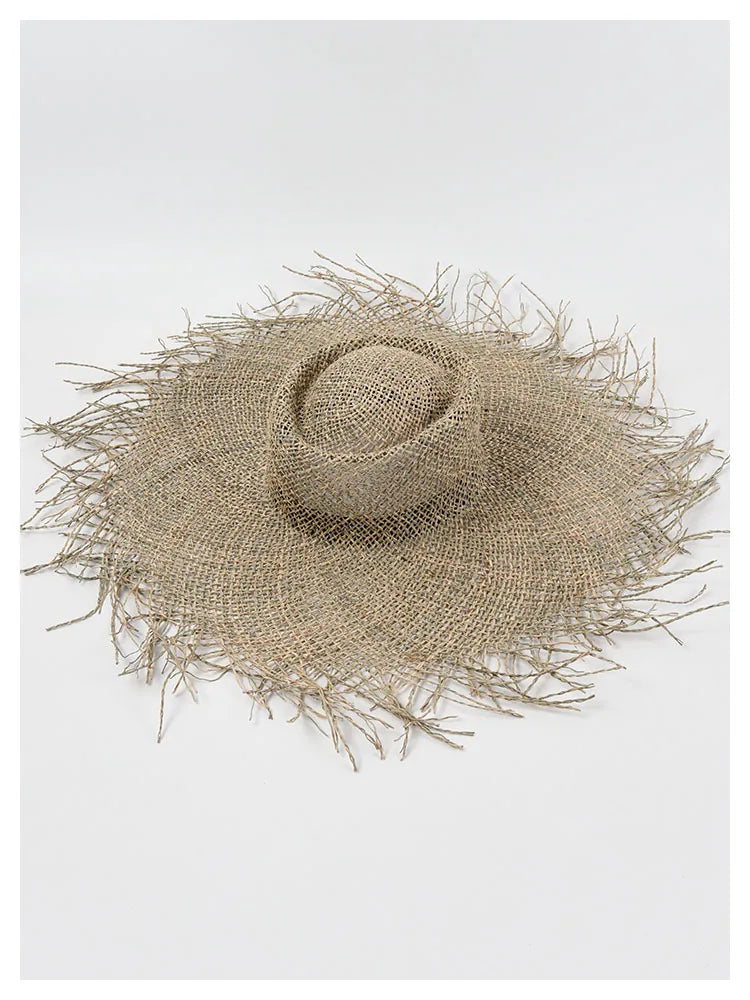 USPOP New Women Summer SSun Hats Natural Straw Wide Brim Beach Hats