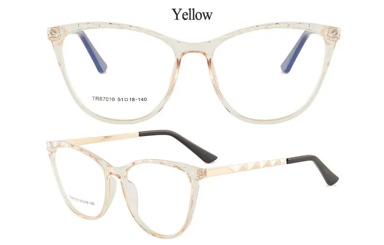 New Arrival Plastic Glasses Frame For Women  Full Rim Anti-Blue Ray Optical Eyewear Hot Selling