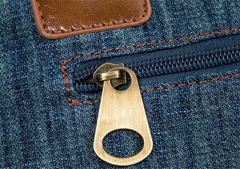 2023 High Quality Women Denim Shoulder Bags Multifunctional Women Travel Handbags Casual Cross Body Bags Drop Shipping