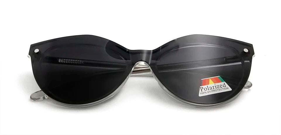 Polaroid Cat Eye Magnet Sunglasses Acetate Women Polarized Clip On Glasses Frame Uv400 Prescription Optical Myopia Eyewear