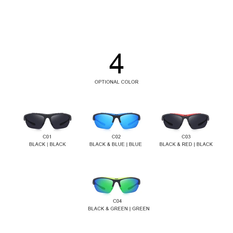 MERRYS DESIGN Men Polarized Outdoor Sports Sunglasses Male Goggles Glasses For Fishing B i cycle UV400 Protection S9025
