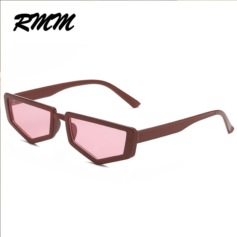 Unisex Individuality punk New retro polygonal sunglasses vintage female male glasses for women men