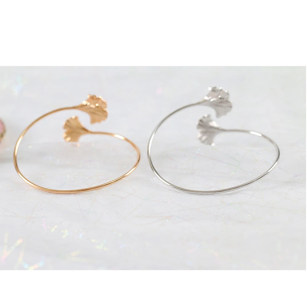 LANFLORA new Ginkgo biloba leaves women bracelet Classic adjustable bracelet factory shop bracelet wholesale price