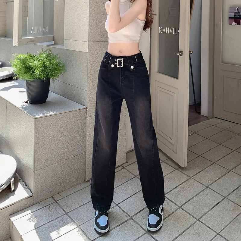 Baggy Jeans Woman Wide Pants Cowboy Pants for Women Clothing Y2k Jeans Women's Clothing High Waisted Jeans Woman Clothes