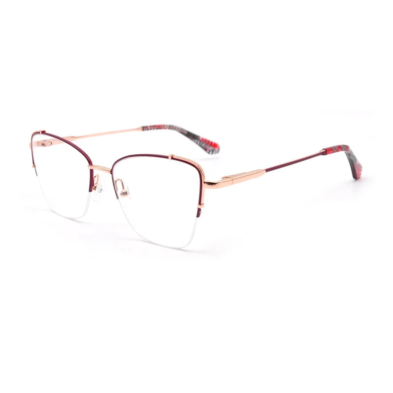 KANDREA Metal Glasses Frame Women Fashion Retro Square Myopia Optical Prescription Eyeglasses Female Spectacle Eyewear TL6322