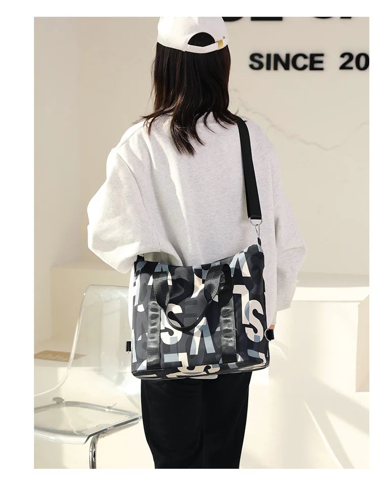 Women's Messenger Bags Waterproof Nylon Shoulder Totes High Quality Large Handbag Female Travel One Shoulder Crossbody Bags