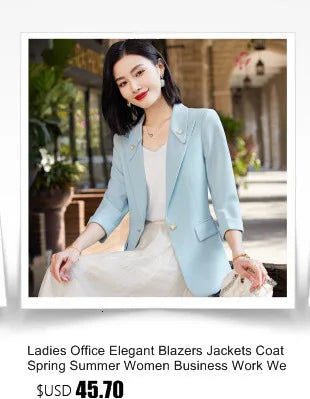 Formal Women Business Suits with Blazer Coat and Fishtail Skirt Professional Ladies Office Work Wear Uniform Clothing Sets
