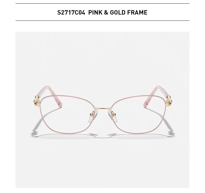 MERRYS DESIGN Women Classic Retro Glasses Frame Oval Fashion Glasses Myopia Prescription Eyeglasses Heart Shape Legs S2717