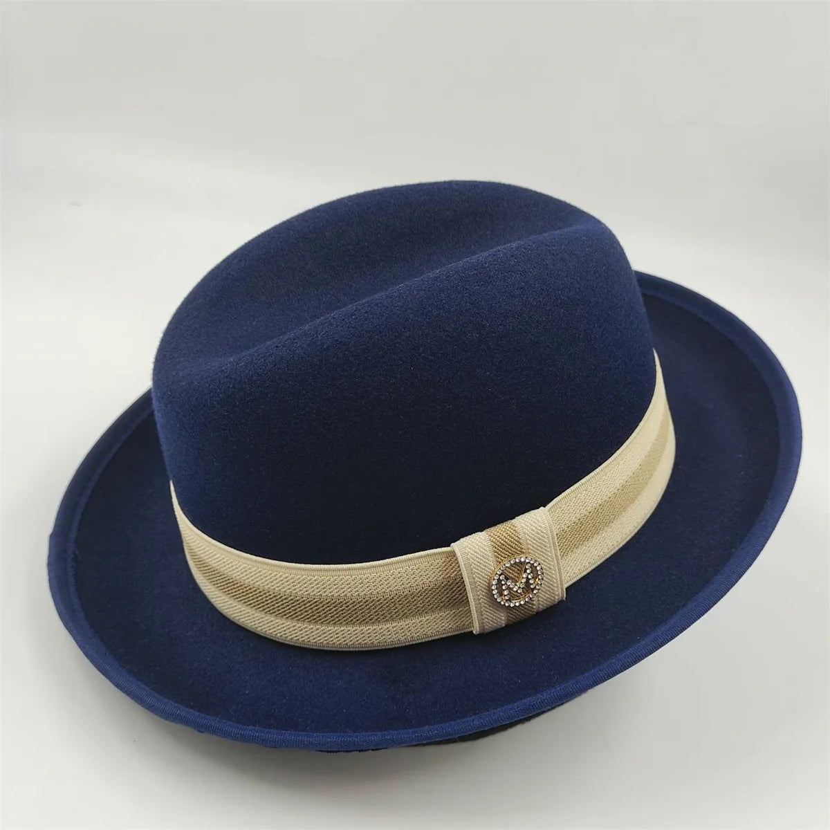 2024 New Fashion Women Men's Fedora Church Roll Up Brim Homburg Jazz Hat Feather Hat Lady Gentleman Gambler Panama Trilby Hat