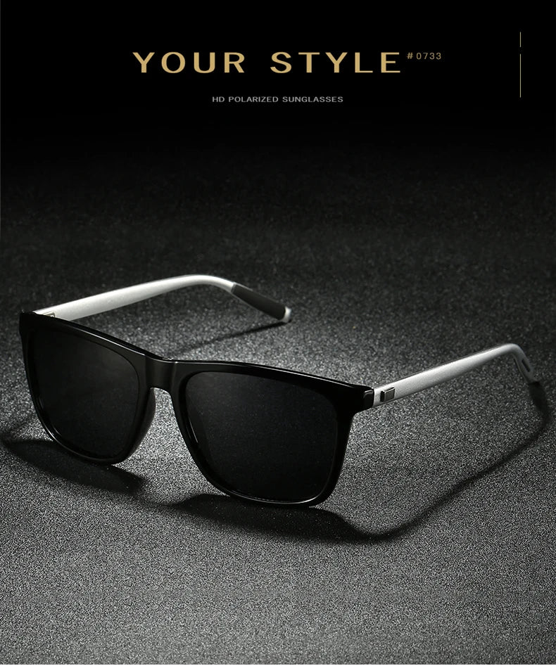 Men's Designer Sunglasses Polarized TR90 UV400 Protection Sun Glasses Fashion Classic Outdoor Driving Eyewear for Male