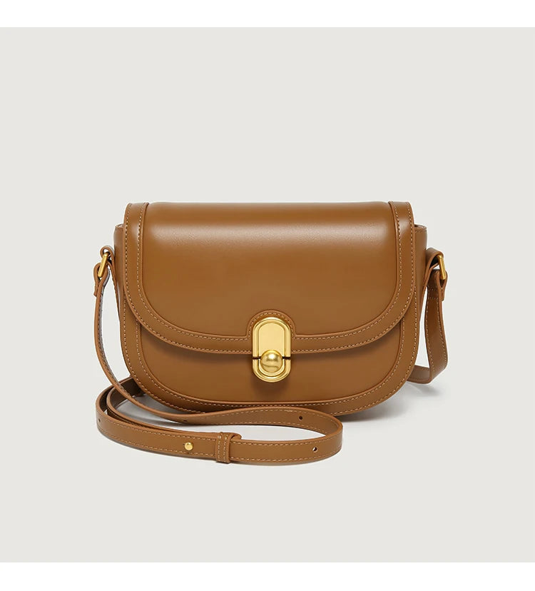 This Year's New Niche Bag Female Light Luxury Retro Single Shoulder Crossbody Saddle Bag Trend Luxury Designer Handbag