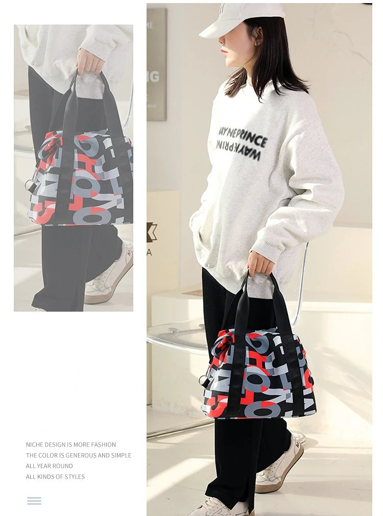 Women's Messenger Bags Waterproof Nylon Shoulder Totes High Quality Large Handbag Female Travel One Shoulder Crossbody Bags