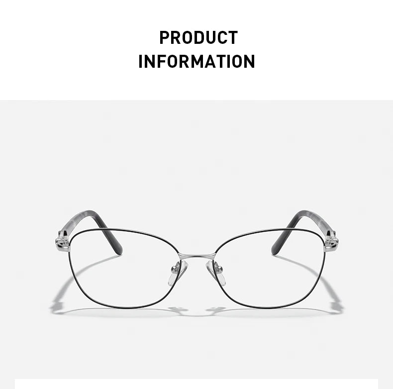 MERRYS DESIGN Women Classic Retro Glasses Frame Oval Fashion Glasses Myopia Prescription Eyeglasses Heart Shape Legs S2717