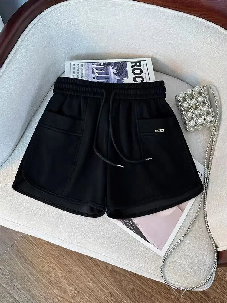 Shorts for Women Home Short Pants Woman New In Comfy Wholesale Korean Style Harajuku Fashion Kpop Jorts Design Elasticty To Wear