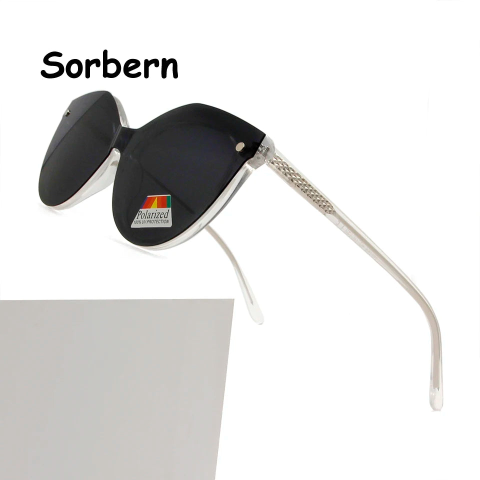 Polaroid Cat Eye Magnet Sunglasses Acetate Women Polarized Clip On Glasses Frame Uv400 Prescription Optical Myopia Eyewear