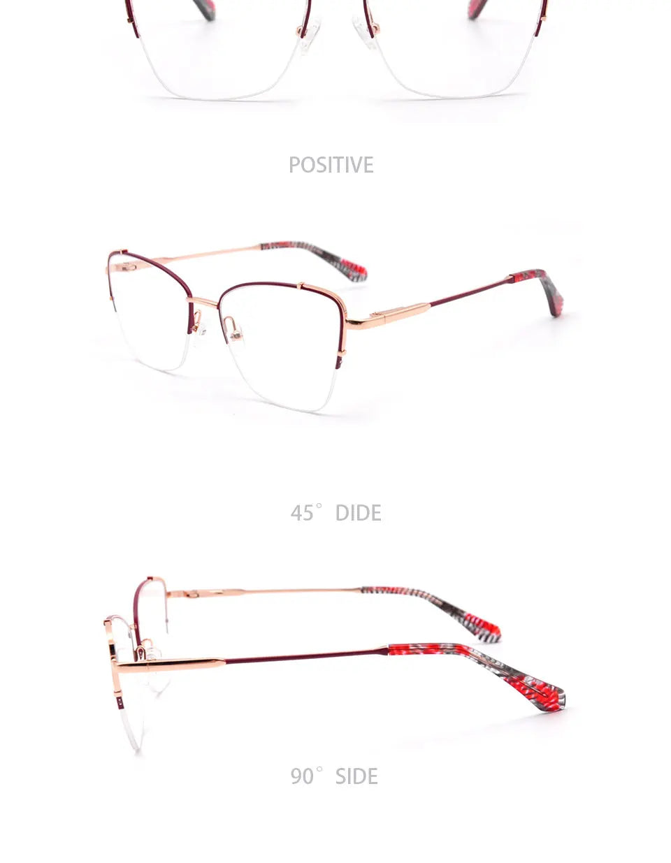 KANDREA Metal Glasses Frame Women Fashion Retro Square Myopia Optical Prescription Eyeglasses Female Spectacle Eyewear TL6322