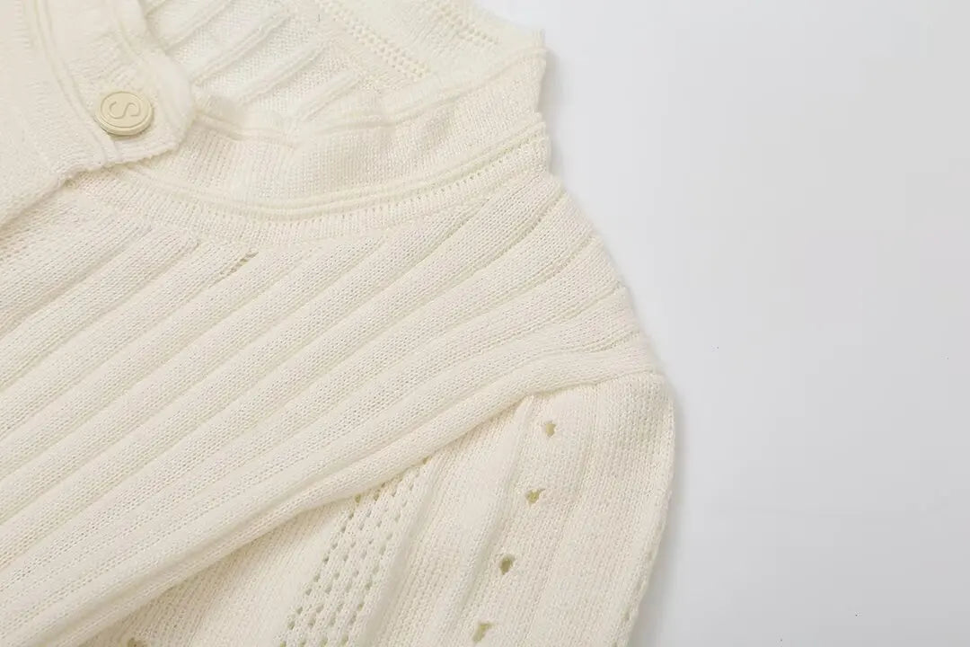 Elegant Knitted Single Breasted Midi Dress Women's Patchwork Dresses Female 2025 Summer Robe New Black Beige Robes Evening Party