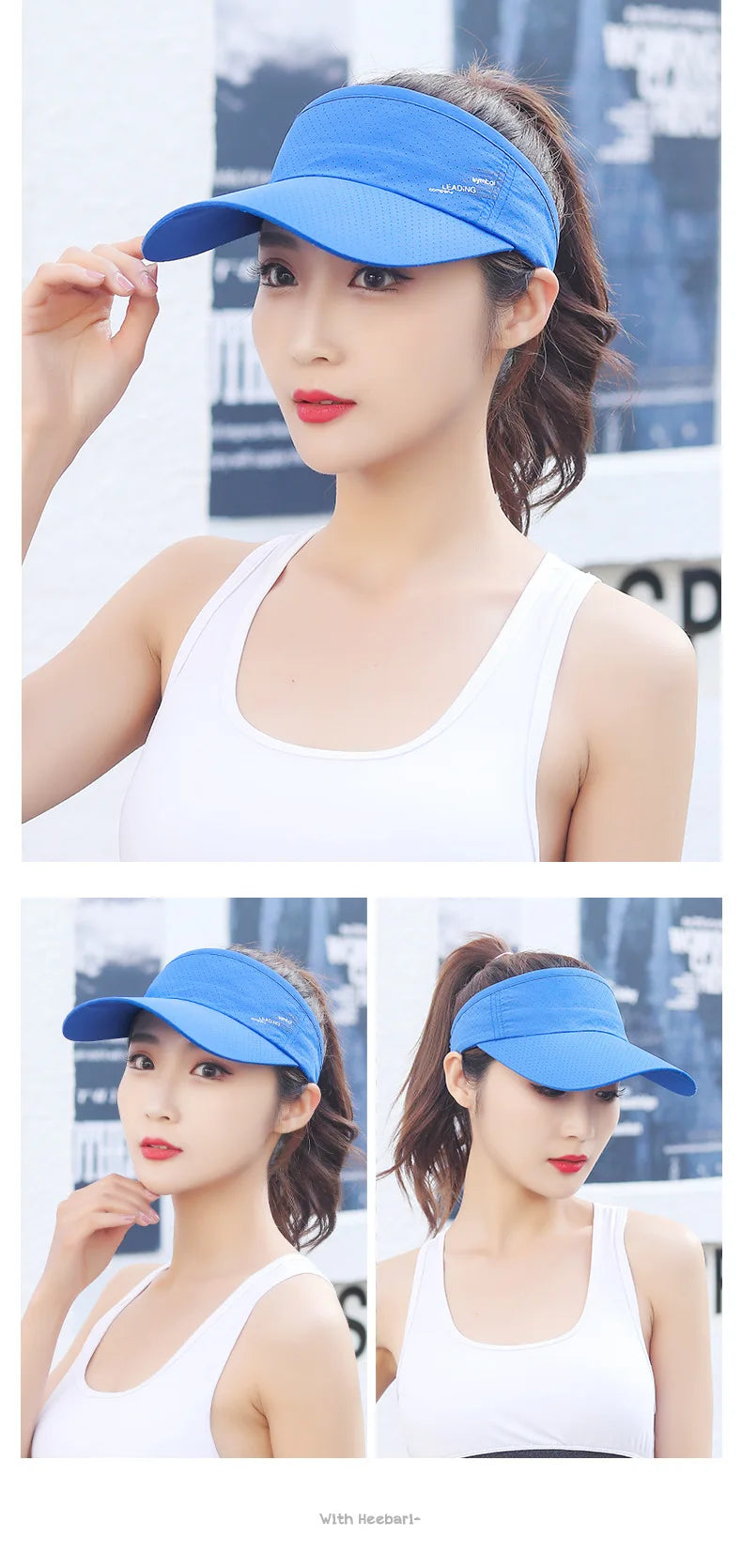 Summer Hats For Women Men Long Brim Sunscreen Baseball Cap Quick drying Sports Cap Women Tennis Visor Sunhat Outdoor  Golf Hat