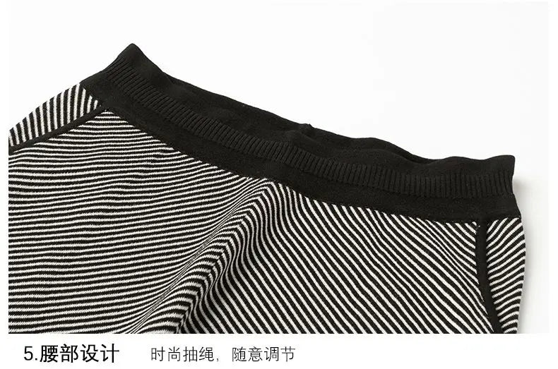 Two piece Women's Knitwear Casual Sets 2025 Spring Autumn New Loose Fashion Temperament Pullover Tops+Wide leg Pants Female