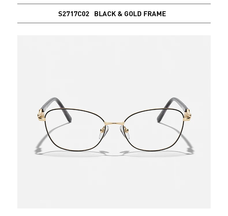 MERRYS DESIGN Women Classic Retro Glasses Frame Oval Fashion Glasses Myopia Prescription Eyeglasses Heart Shape Legs S2717