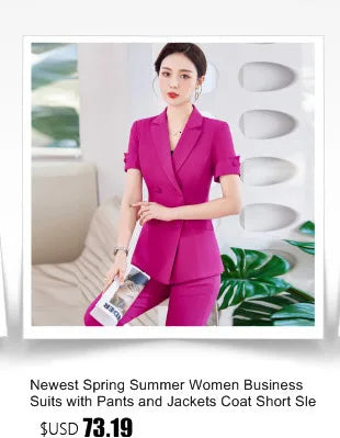 Formal Women Business Suits with Blazer Coat and Fishtail Skirt Professional Ladies Office Work Wear Uniform Clothing Sets